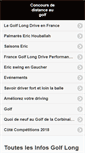 Mobile Screenshot of concoursdedistanceaugolf.com